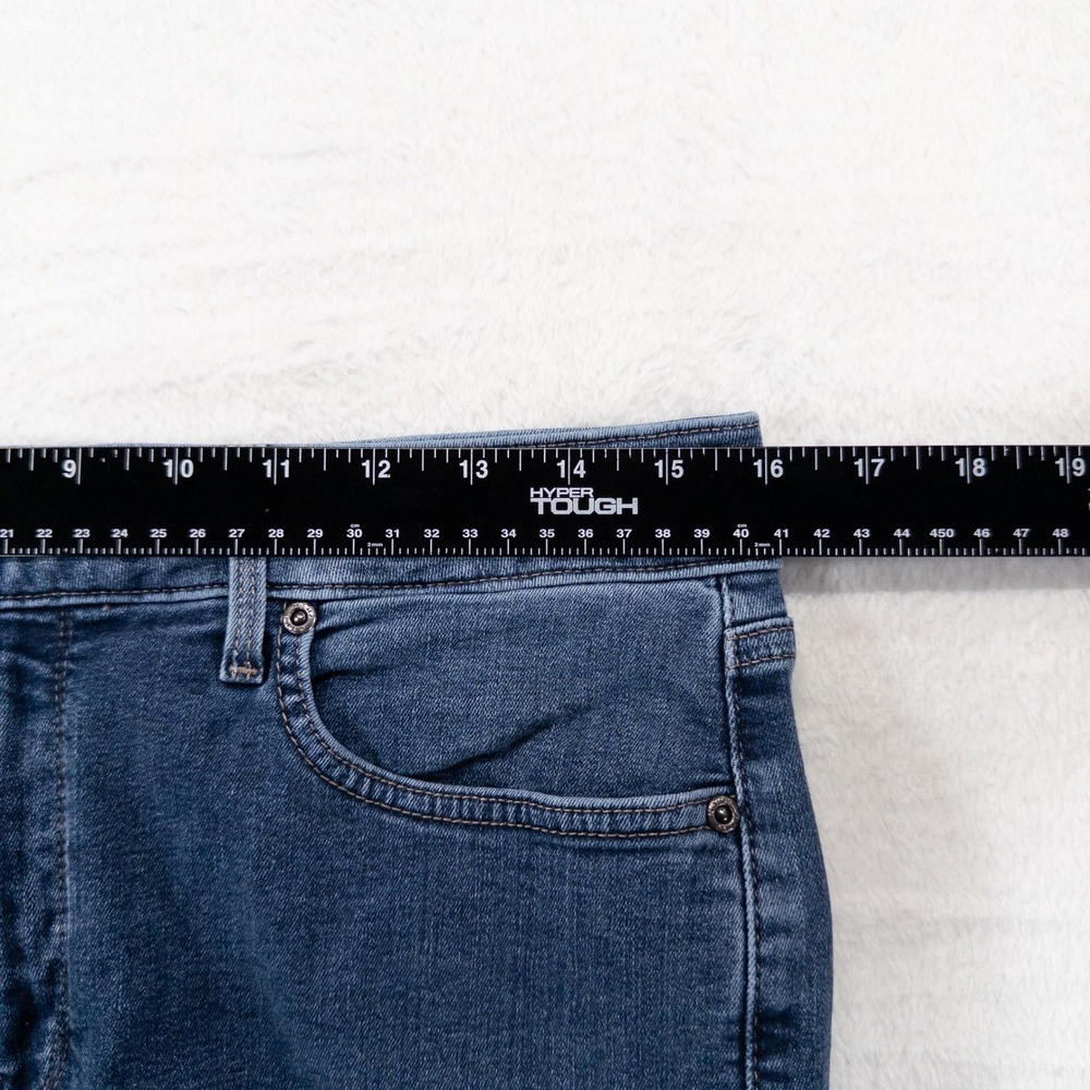NYDJ Womens Jeans Size 12 Blue Straight Leg Stretch Tencel Denim Medium Wash - Picture 6 of 14